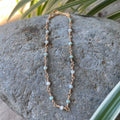 Handmade Gold Chainlink Burmese Jade Anklet