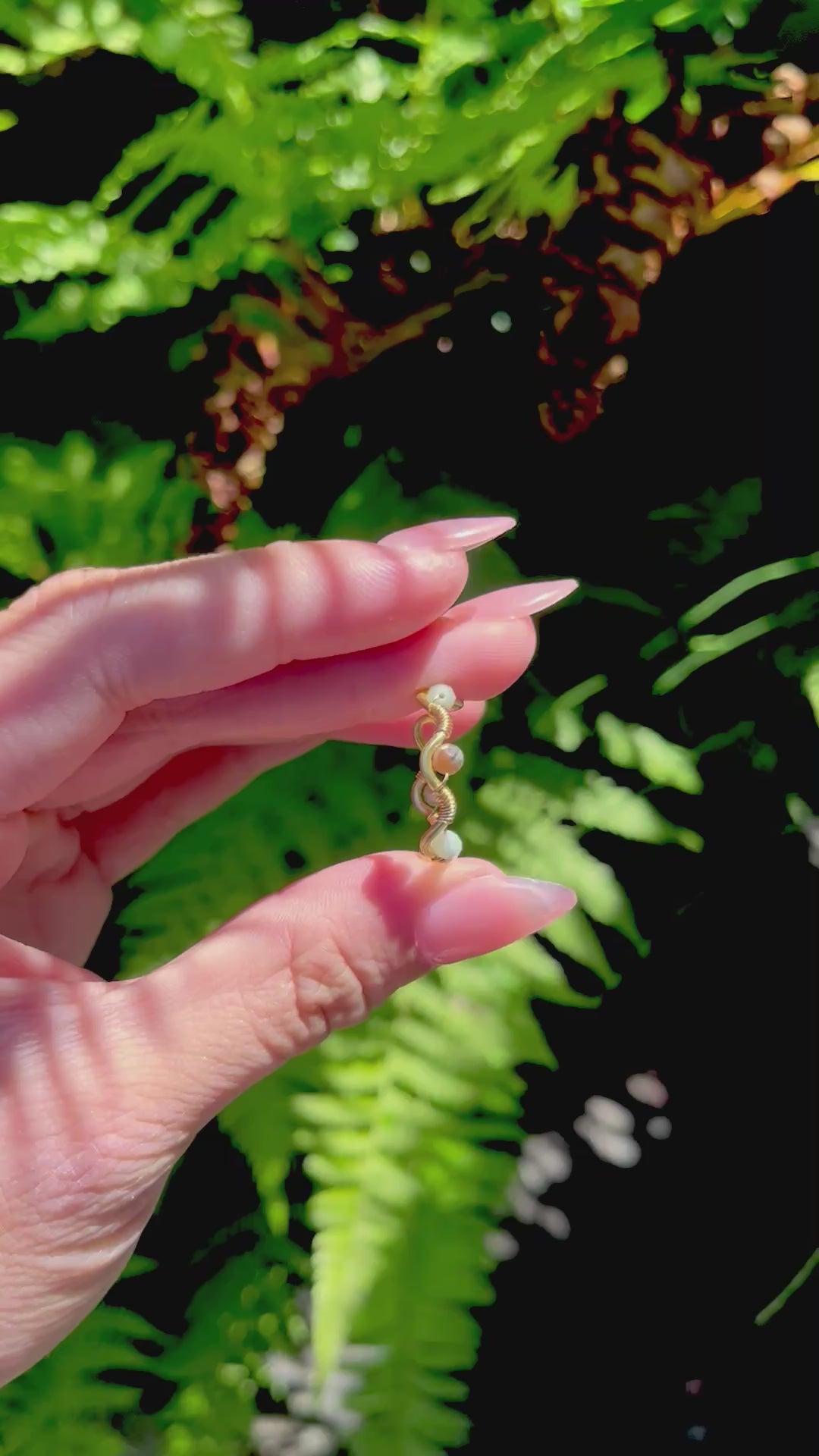 Handmade Gold Wire Amazonite Adjustable Ring